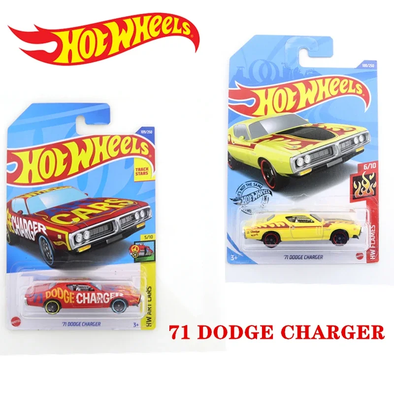 

Hot Wheels 71 DODGE CHARGER Mini Alloy Coupe 1/64 Metal Diecast Model Car Kids Toys Gift