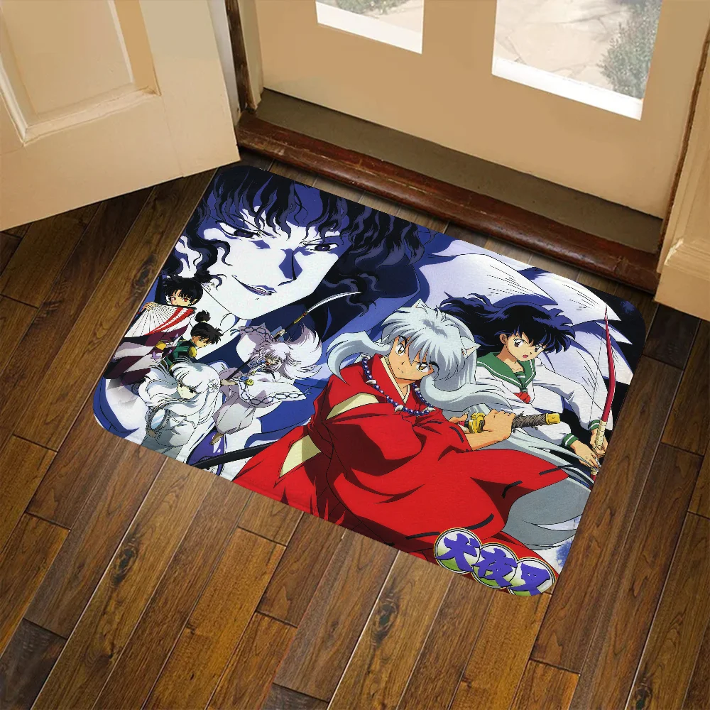 

Inuyasha Carpet for Kitchen Mat Balcony Entrance Door Doormat Super Absorbent Bathroom Rug Non Slip Carpet Floor Bath Mat Mats