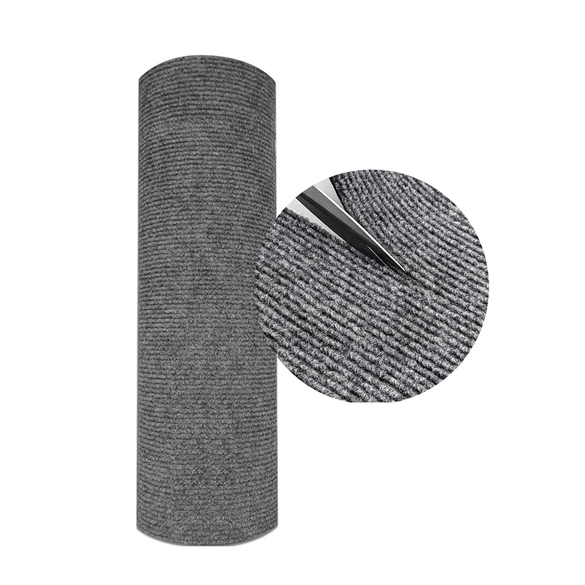 Tapete para arranhar gatos, 78,7 polegadas x 15,8 polegadas, tapete para gatos com autoadesivo aparável, substituição para prateleira de árvore de gato