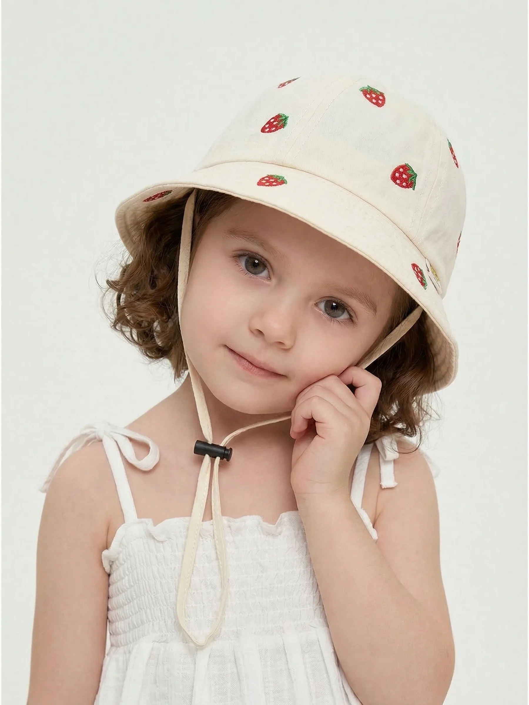 naits-keits-刺繍入りクマ漁師帽子子供用かわいい漫画スタイル日よけバケットキャップユニセックスキッズファッショナブルな帽子