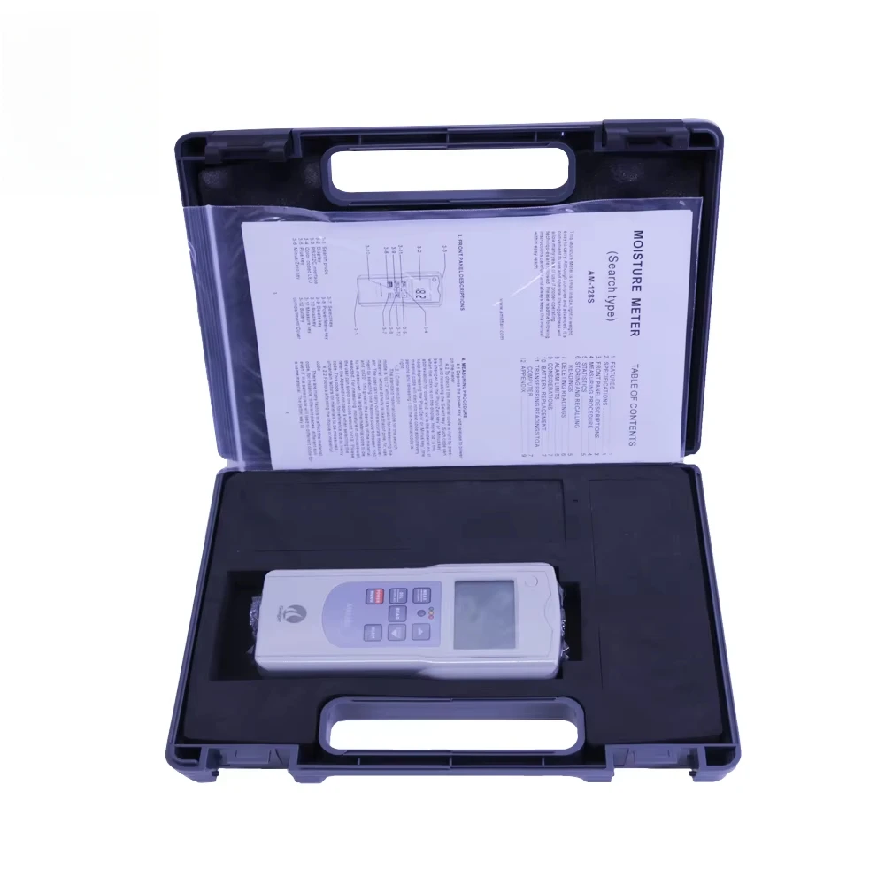 

AM-128S Digital Moisture Tester Non-conductive plant moisture analyzer range 0-70%