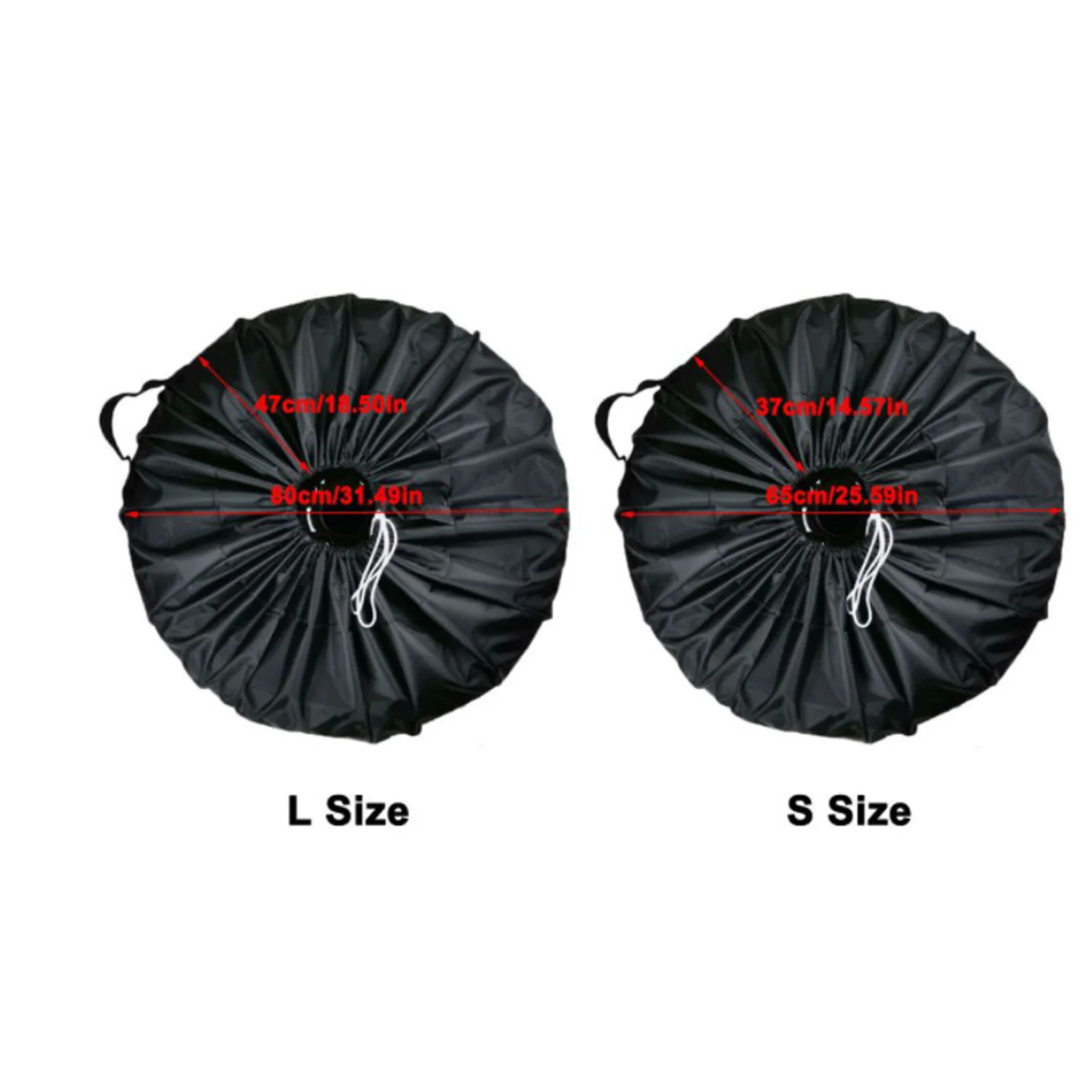 80X47cm Tire Case Tire Protection Cover Waterproof Car Lightweight Tyre Spare Cover Uv-Proof Wheel Protective Storage Bags