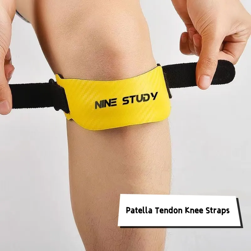 Correa de rodilla ajustable para rótula, estabilizador de tendón, banda de soporte para fútbol, baloncesto, correr, Jumper, gimnasio, sentadillas