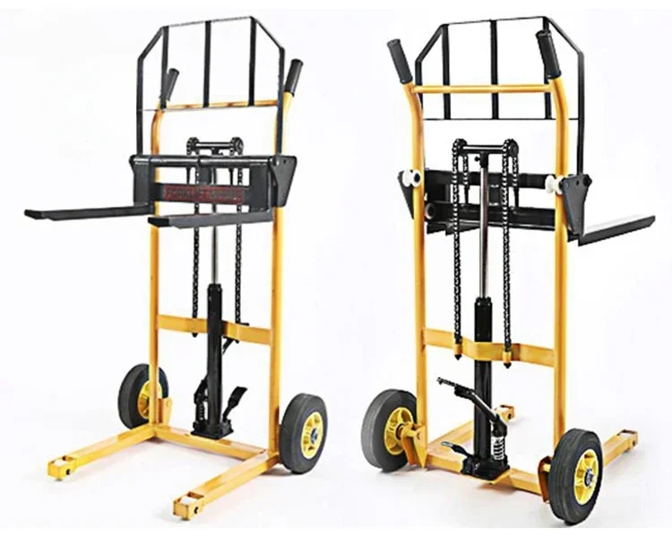 200kg manual stacker 500kg 1000kg hand mini lifter stacker for lift