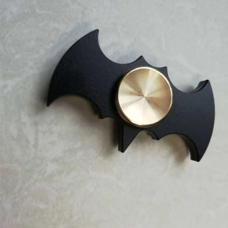 Fidget Spinner Metal en forma de murciélago, juguetes antiansiedad y alivio del estrés, artilugios geniales, TDAH para niños, adolescentes y adultos, Ideas de regalos