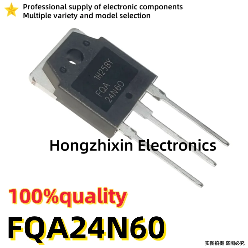 10PCS high-quality FQA24N60 TO-3P 600V 23.5A  Inverter transistor/field-effect transistor