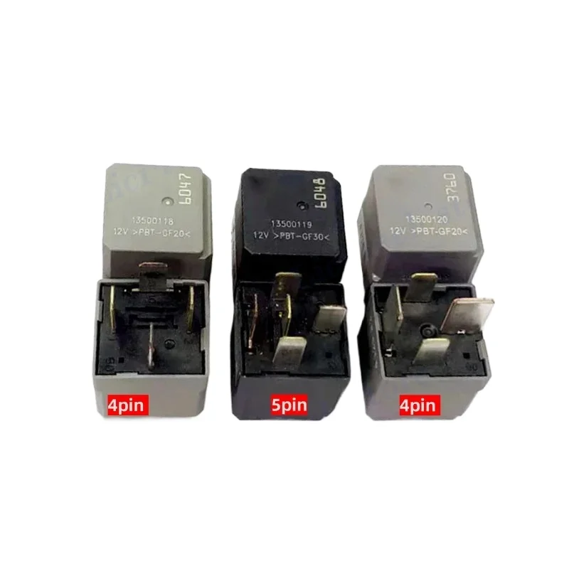 Relay  Fan Air Conditioning Oil Pump Relay 3760 13500120 12V 40A PBT-GF20,13500118 6048 6047 13500119