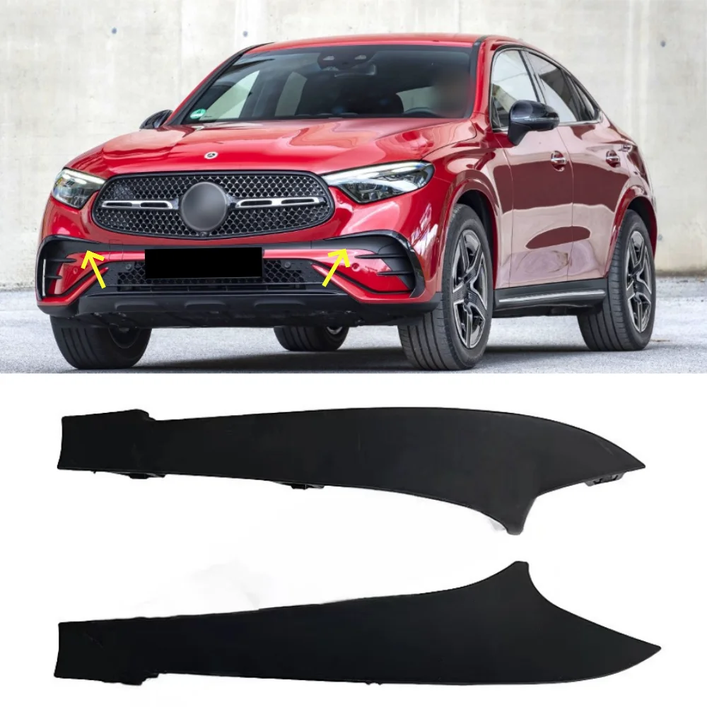 Front Bumper Molding Trim Cover A2548857503 A2548857603 For Mercedes-Benz GLC X254 W254 GLC300 2023-2024 2025