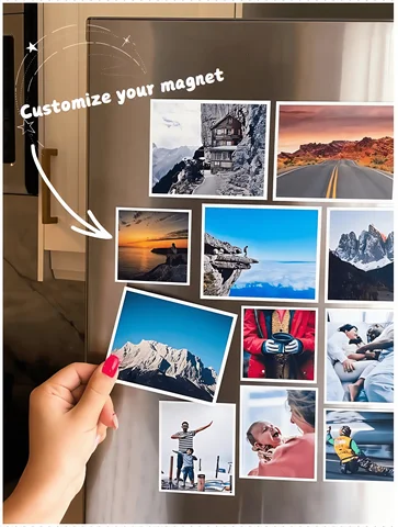 Photo Magnets Photo Print Anniversary Gifts Personalized Magnets Custom Print Valentines, Gift for her,Gift for mum,Custom Gift