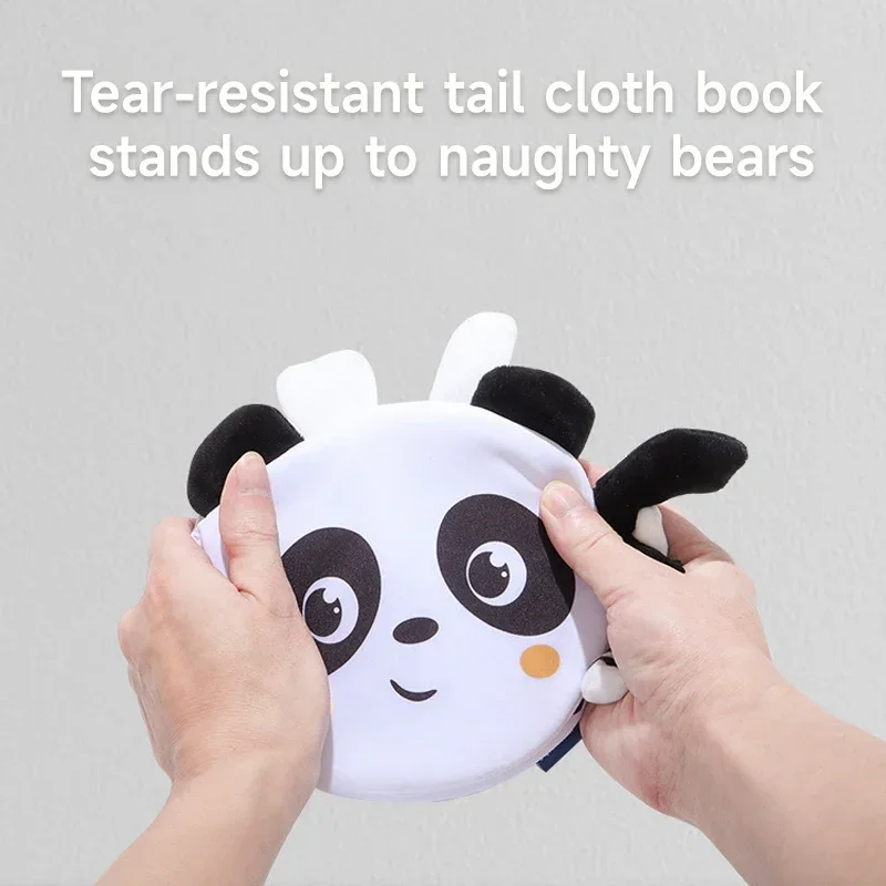 ألعاب الأطفال مونتيسوري 0 12 شهرًا كتاب قماشي للأطفال حديثي الولادة ألعاب سرير الأطفال الصغار النشاط الحسي كتاب من القماش ألعاب تعليمية مبكرة