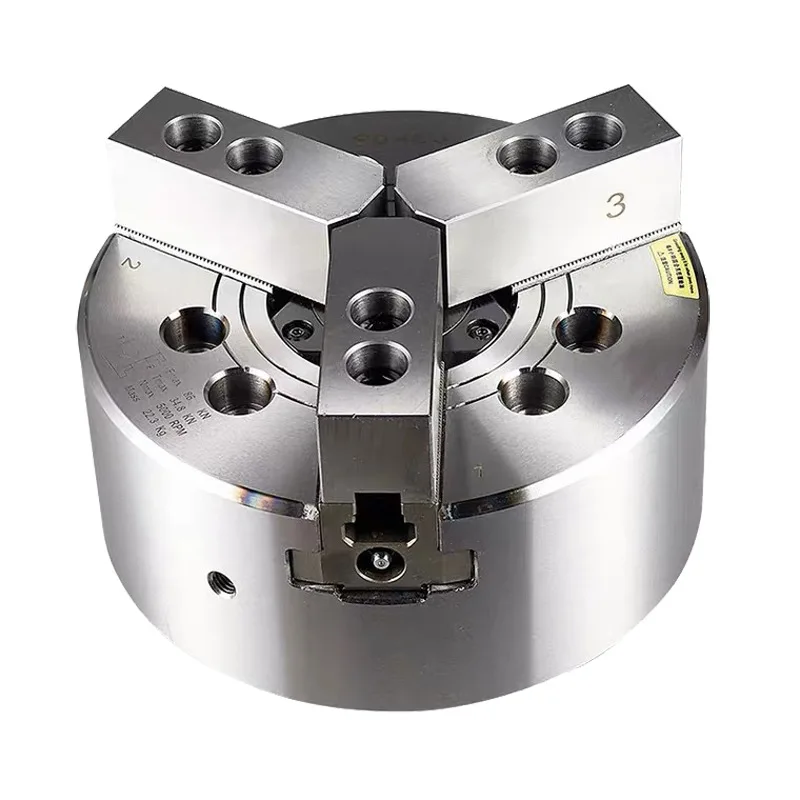 

5 inch hollow hydraulic three jaw chuck numerical control lathe 36