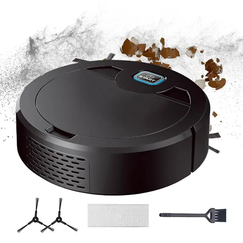 Robot Vacuum And Mop Combo 3-in-1 Automatic Vacuum Robot Carpet Home Sweeper Robot With Long Battery Life For Food Crumbs Debris