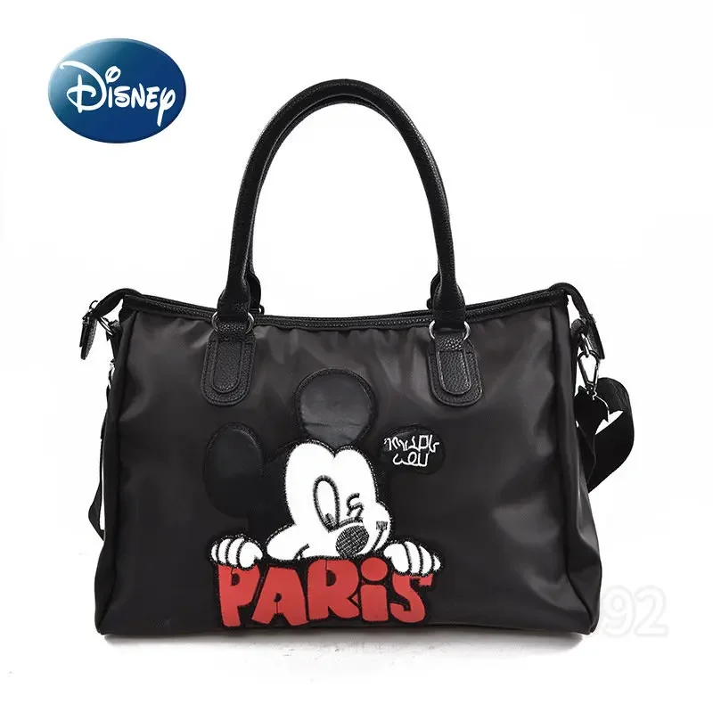 Disney Mickey's New Women's Hand Travel Bag Cartoon Travel Bag Luxury Brand Large Capacity Leisure Luggage Bag Fitness Bag