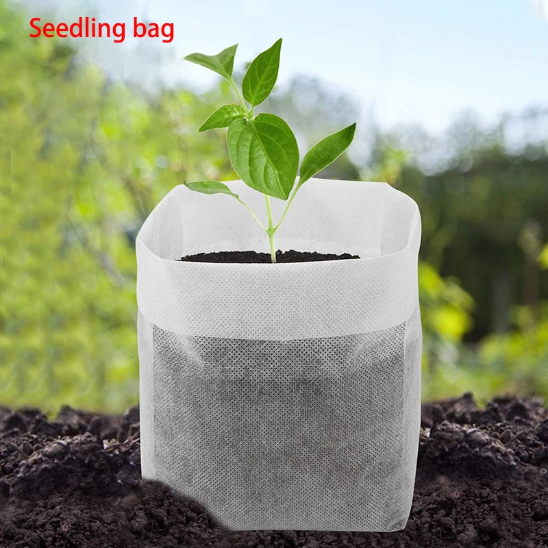 Non Woven Fabric Seedling Bag Degradable Seedling Planting Bag Defloration Planting Bag Garden Seedling Seedling Bag Small