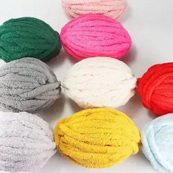 250g/Ball Multicolor Chenille Yarns for Knitting and Crochet Blanket Cushion Chunky Thick Line Soft Warm Crochet Yarn Scarf Line