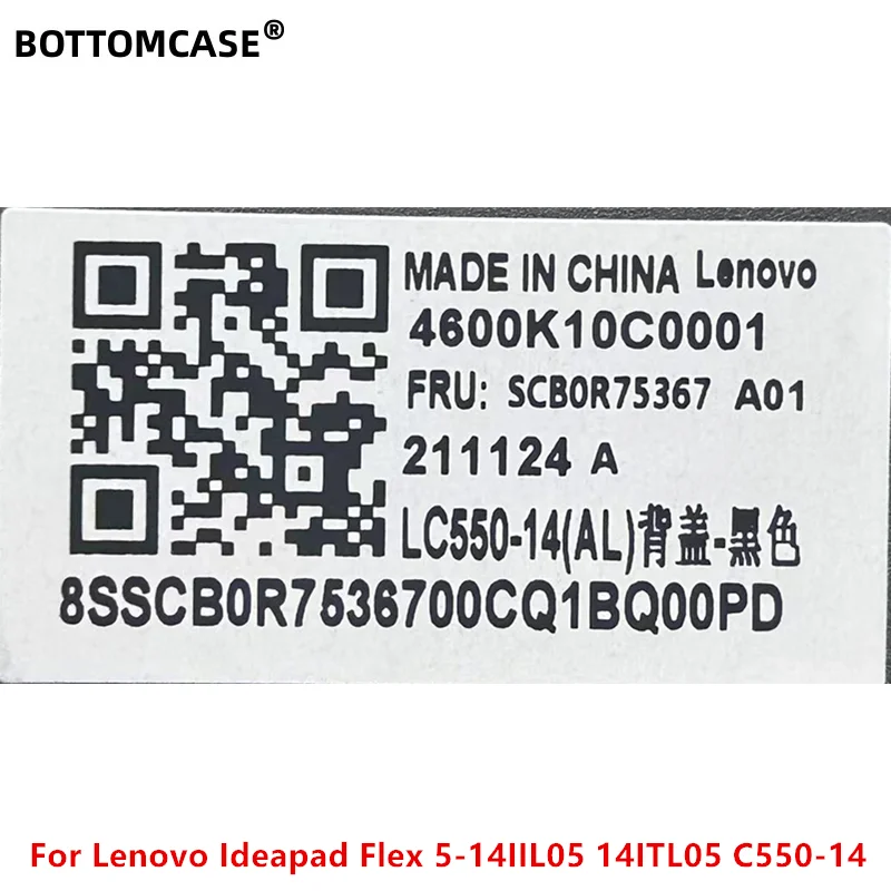 Bottomcase ใหม่แล็ปท็อปด้านบนกรณีจอแอลซีดีกลับปกคลุมด้านหลังสำหรับ Lenovo I deap AD F LEX 5-14IIL05 14ITL05 C550-14 SCBOR75367