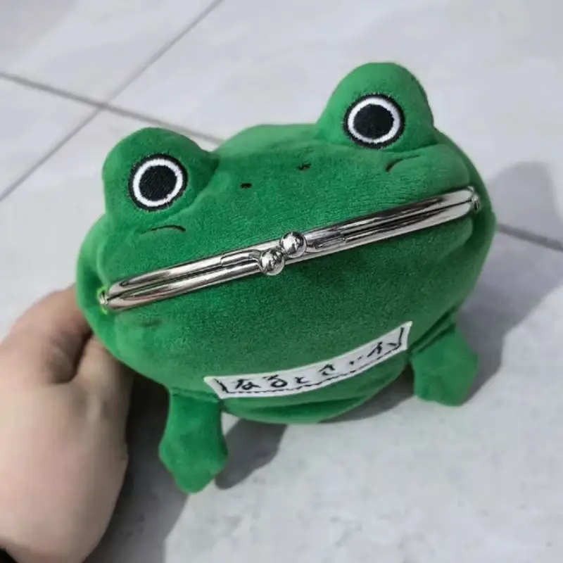 Em estoque genuíno naruto anime sapo carteira moeda bolsa chaveiro bonito sapo dos desenhos animados cosplay bolsa para mulheres saco acessórios presentes