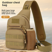 Tactical Shoulder Bag Hiking Backpack Men's Nylon Outdoor Hunting Camping Fishing Molle Hiking Chest Sling Bag