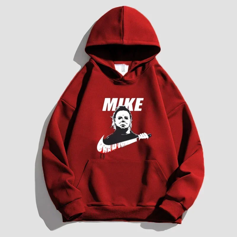 هالوين مايكل مايرز هوديي الرجال النساء فيلم الرعب الهيب هوب هوديس بلوزات معاطف البلوز الصوف سترة ماركة الملابس