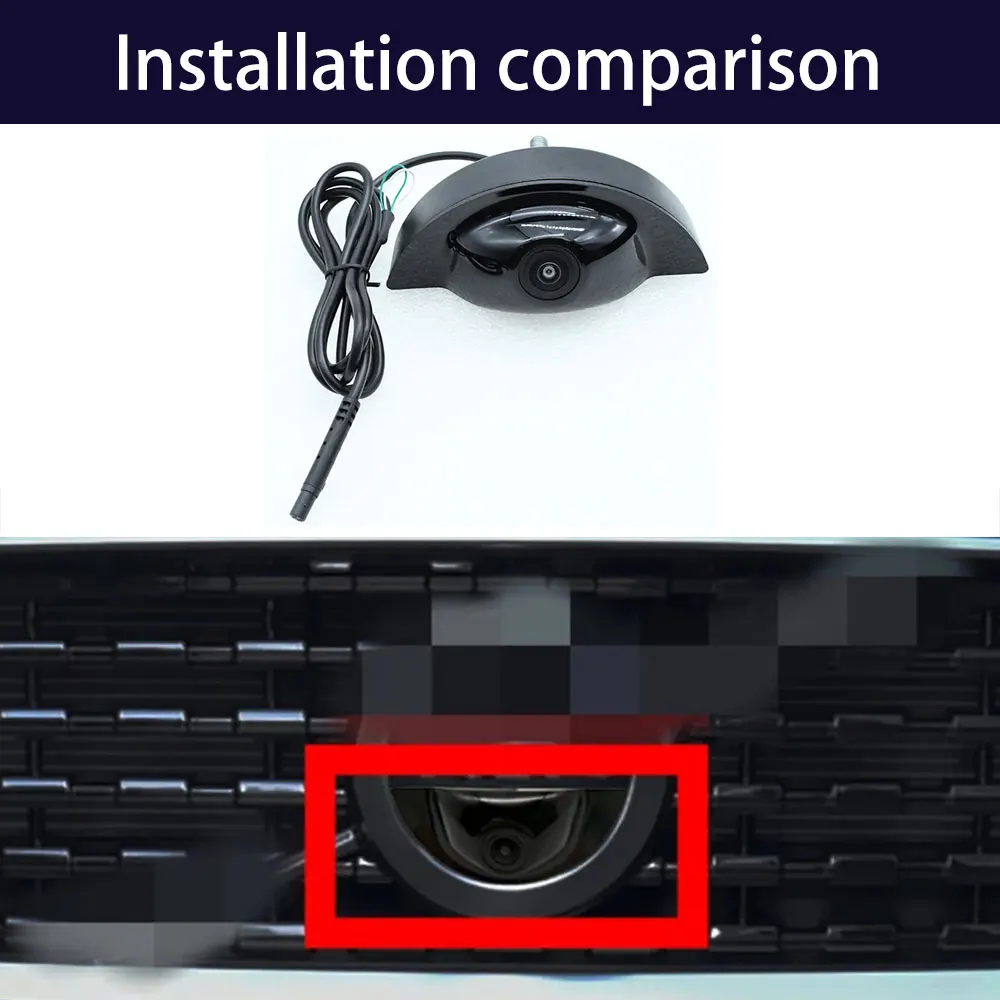 1920*1080P AHD 170°Front Logo View Camera For Volvo XC60 V60 S60 S90 V90 XC90 XC40 2017 2018 2019 2020 2021 Vehicle Car Camera