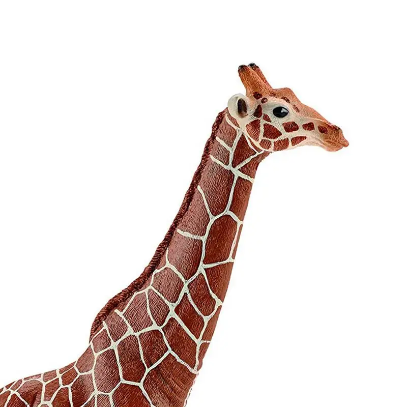 1PC 6.7inch/17cm Female Africa Giraffe Wild Life Figurines Toy PVC Model Action Figures Collection Toys For Kids Gift 14750