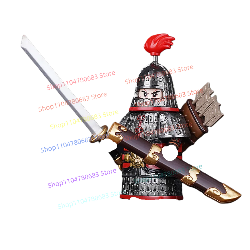 

MOC Building Blocks Black Heavy Armor Soldier Mini Figure Assembly Model Display Anime Game Toy Decorative Holiday Gift