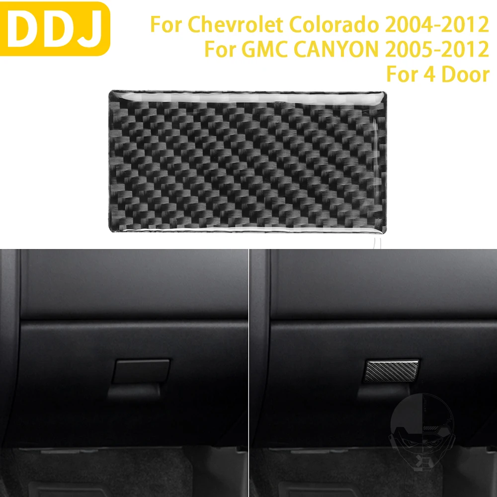 

For Chevrolet Colorado For GMC Canyon Accessories Car Carbon Fiber Interior Glove Box Switch Trim Sticker Modification