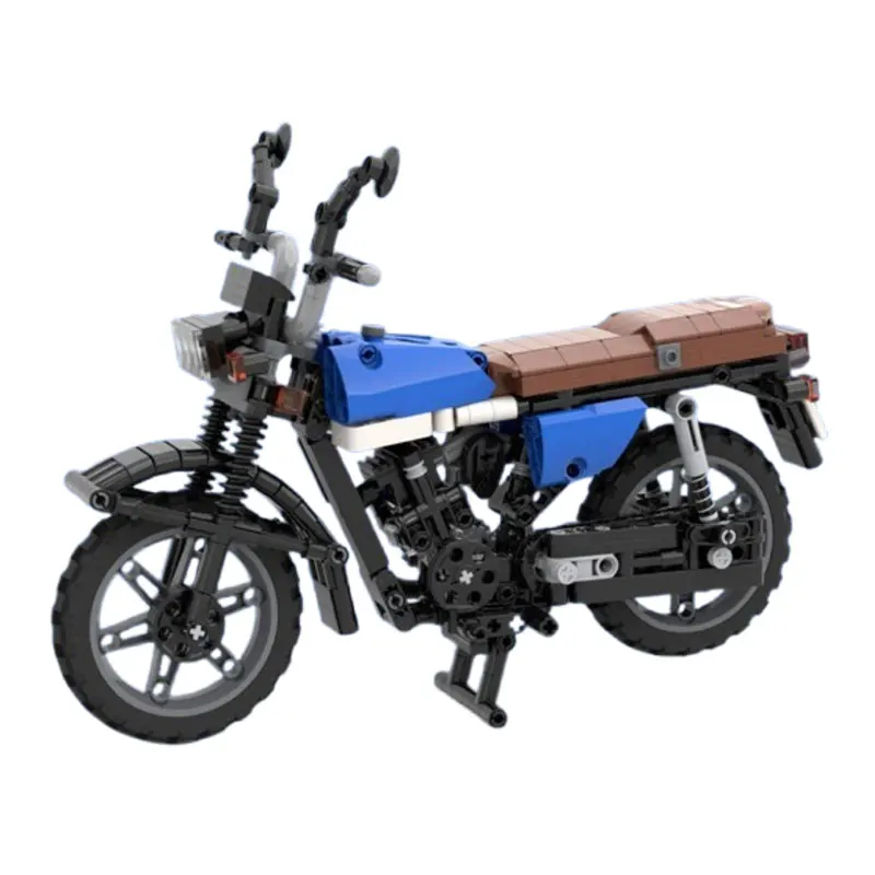 

Spot MOC-134654 542 шт. винтажный мотоцикл DIY мелкие частицы в сборе строительные блоки развивающая игрушка модель подарочный набор украшения