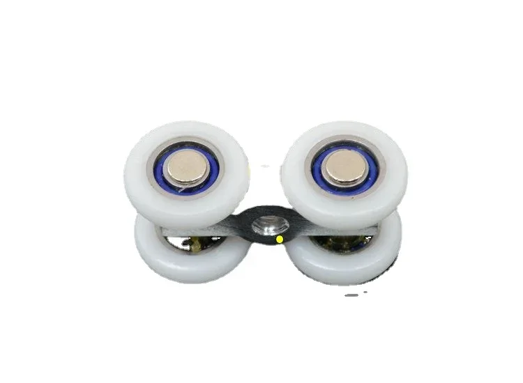 4 wheels Shower room pulley bathroom glass sliding door hanging wheel  partition sliding door hanging door hanging wheel