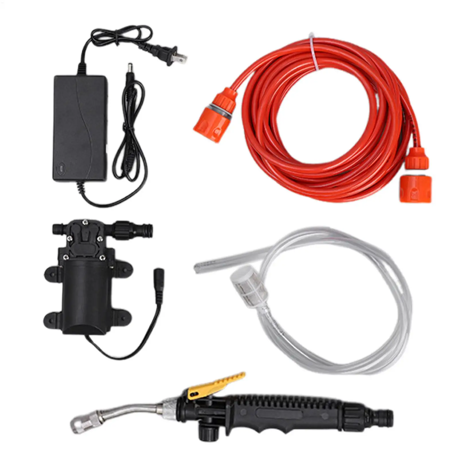 Car Wash 12V Car Washer Gun Pump High Pressure Cleaner Car Care Outdoor Boat Cleaning Tools Electric Cleaning Auto Device