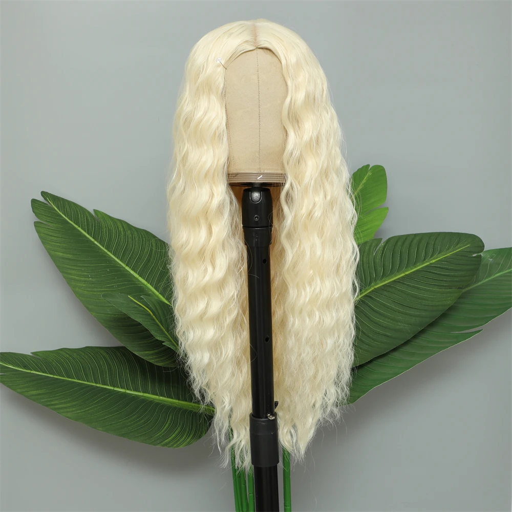 

Synthetic Deep Wave Culry Wigs For Women Long Curly Hair Natural Crimps 613# Daily Cosplay Use