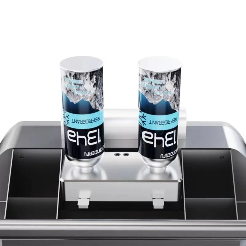 X570 A/C Refrigerant Recovery and Filling Machine R134a /R1234yf Car AC System Changer