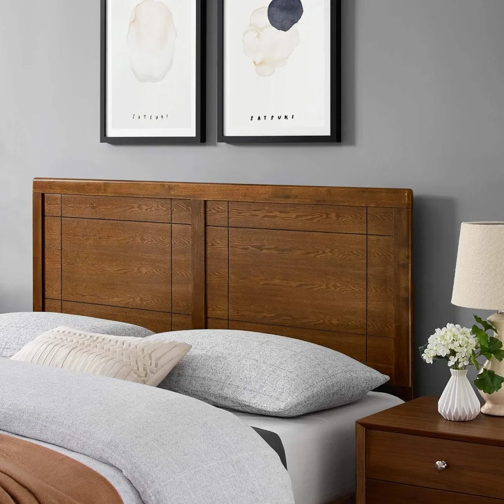 

Archie King Wood Headboard in Walnut
