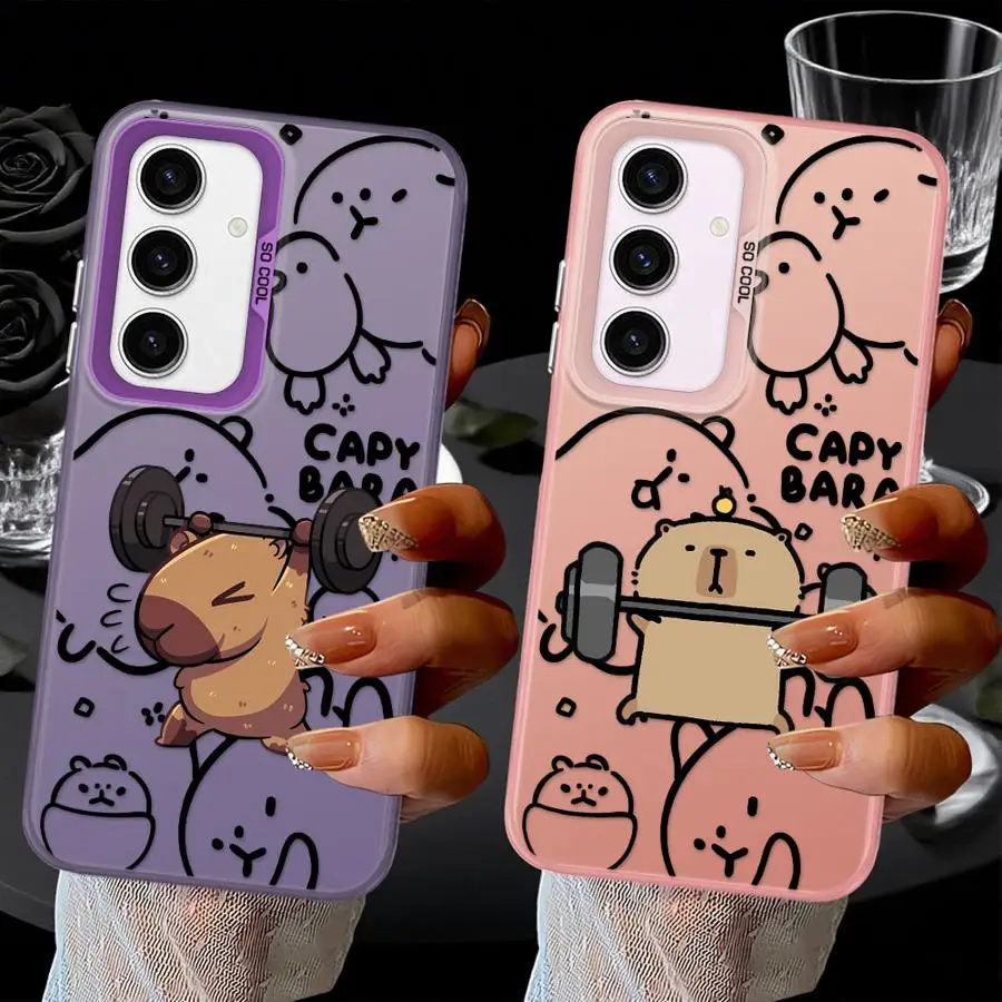 Caypabara Cool Case for Samsung Galaxy A26 A33 A34 A53 A24 A36 A23 A25 A32 A73 A22 A52 Back Phone Cover