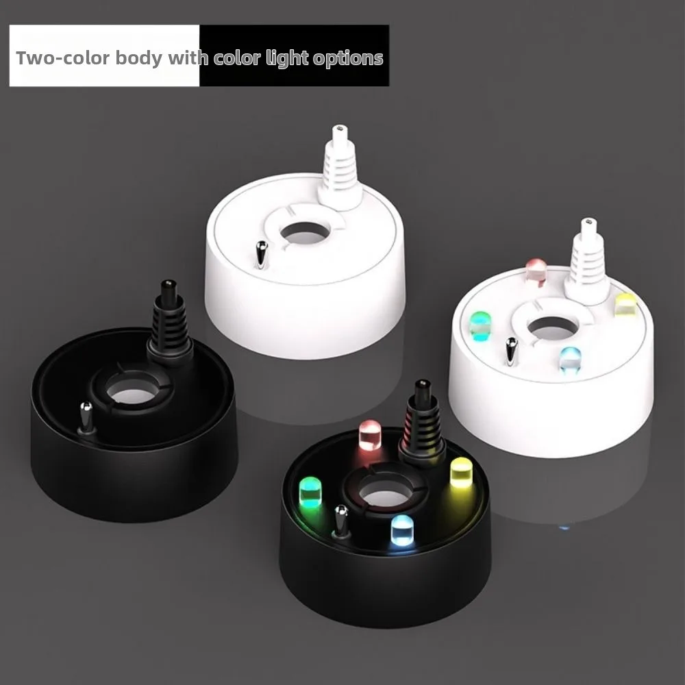 Rockery Fountain 2-IN-1 Mist Maker Colorful LED Lights 5V Fog Machine with Water Pump Mini Landscaping Humidifier Fish Tank