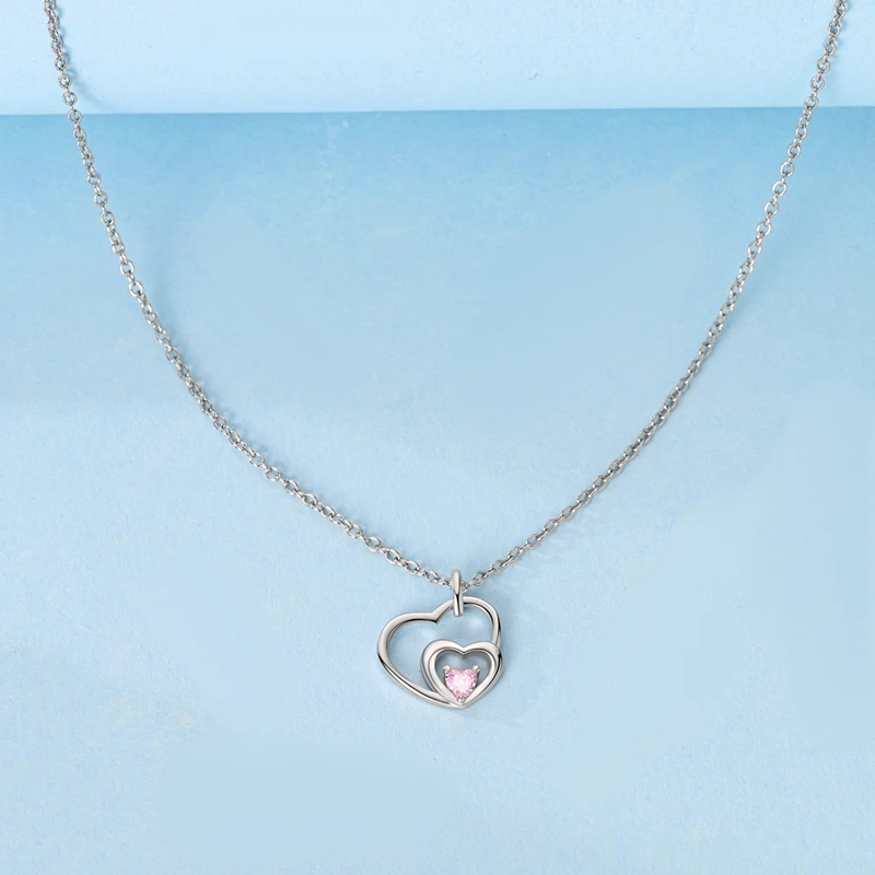 جديد 925 الاسترليني قلادة فضية الأصلي الزركون القلب فراشة السلاحف الدب قلادة قلادة للنساء هدية مجوهرات الحفلات