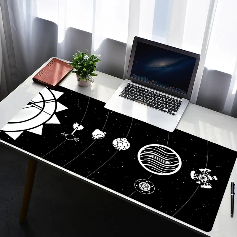 

Mouse Pad PC Non Slip Rubber Anime Mousepad Laptop Gamer Cabinet Keyboard Pad Outer Wilds Office Computer Gaming Desk Mouse Mat