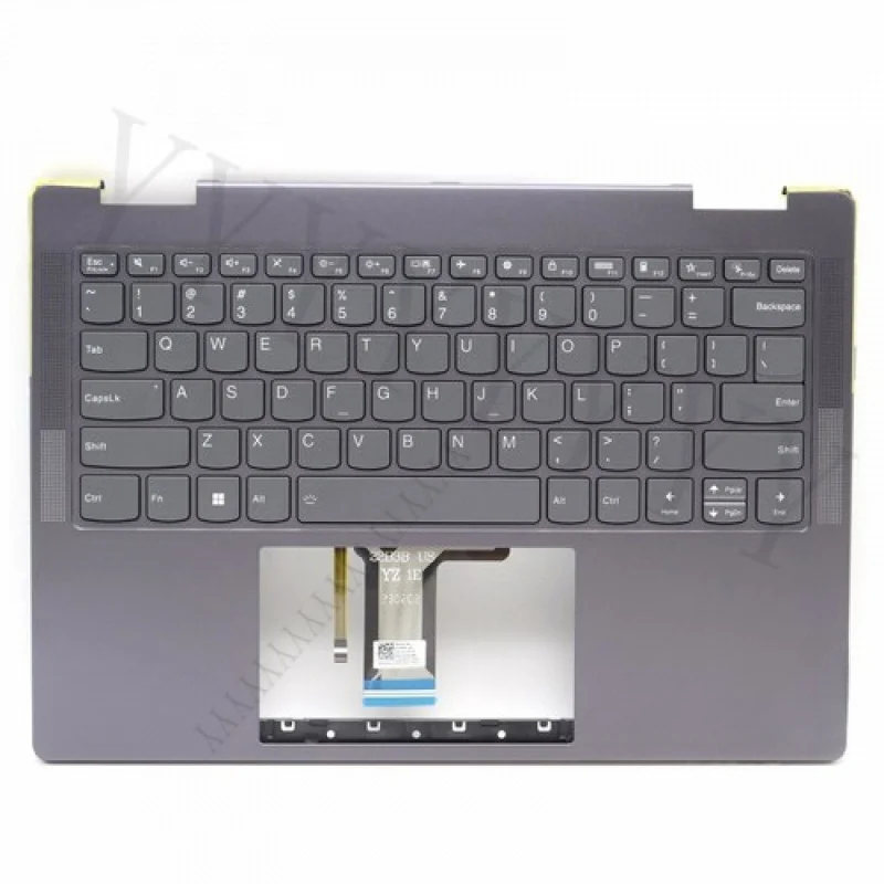 

Y + новый верхний чехол с упором для рук, клавиатура США с подсветкой NFP для Lenovo Yoga 7 14ARP8 82YM