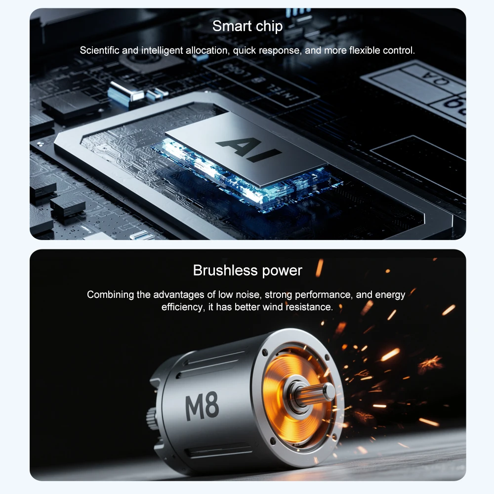 Untuk Xiaomi M8 RC Drone Lipat dengan Layar 8K Motor Tanpa Sikat Profesional HD Kamera Ganda WIFI Penghindar Rintangan Quadcopter Mainan