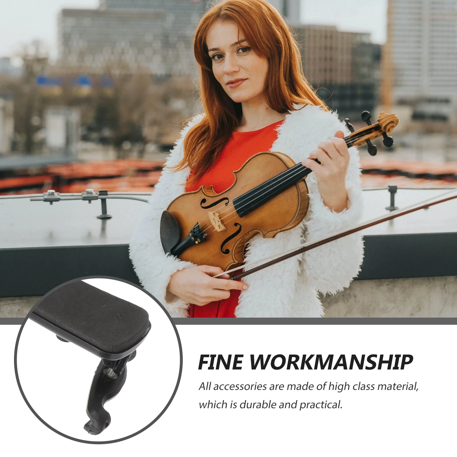 

Violin Accessories Set Replace Part Shoulder Rest Tools String Change Repair Kit Professional