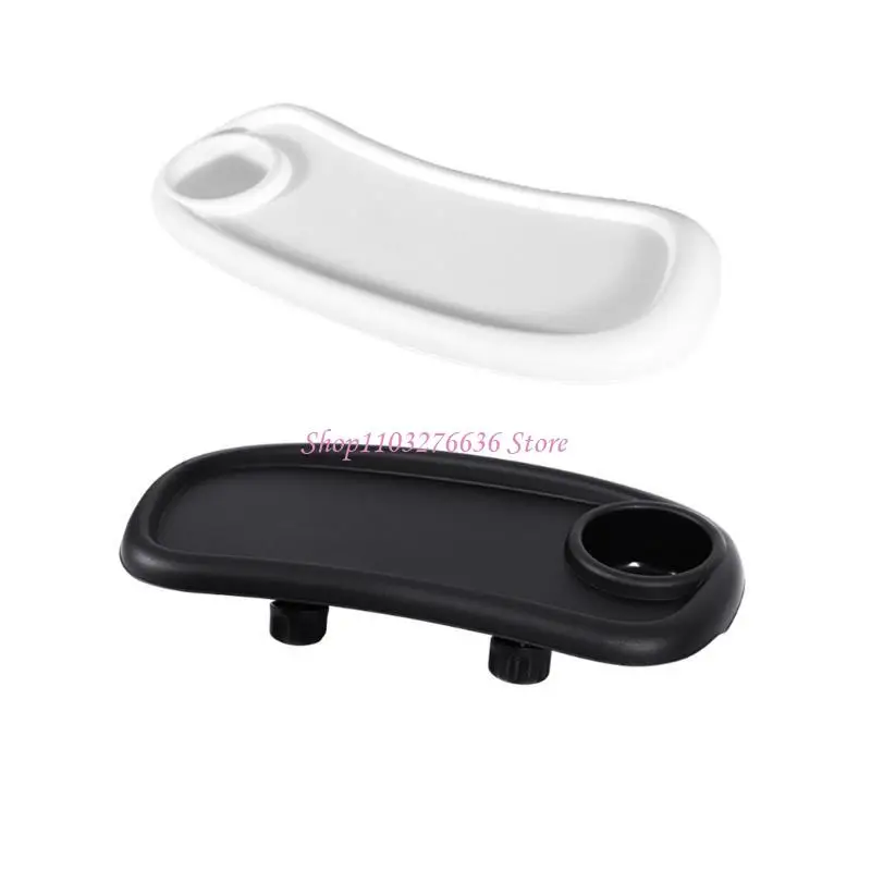 

R6FD Universal Tray for Stroller with Cup Holder 2-in-1 Stroller Organize Tray for Pushchair Stroller Accessories