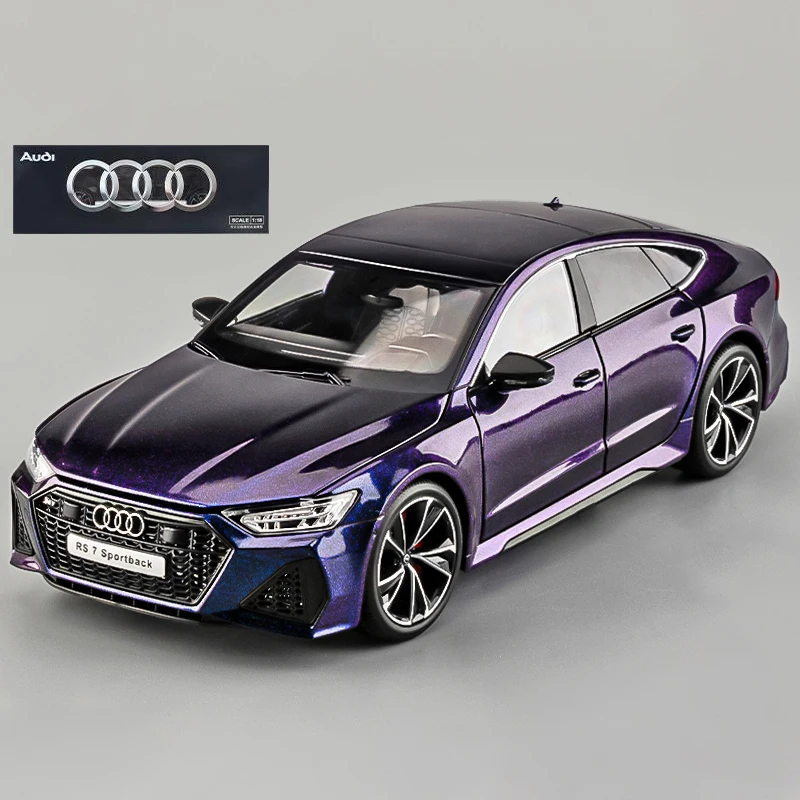 1:18 Audi RS7 RC Diecast Model Car Black