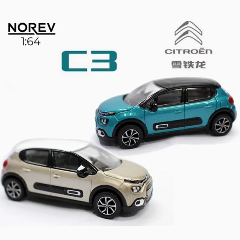 Norev Diecast Alloy 1:64 Citroen C3 SUV Off-road Vehicle Car Model Static Collection Decorated Holiday Gifts Toys