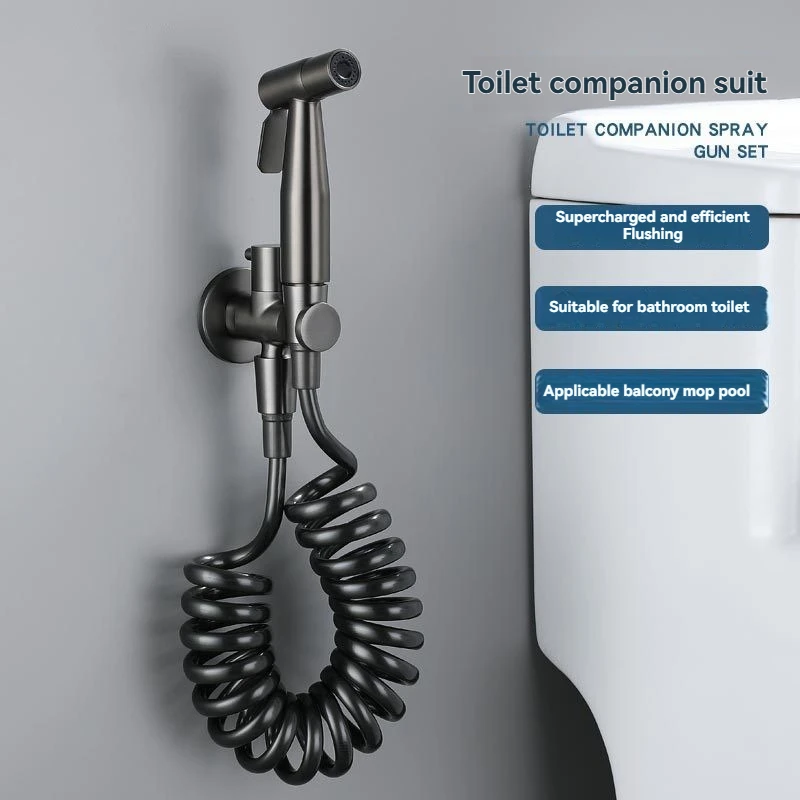 Brass Bidet Faucet, Portable Bidet Sprayer, Single Cold Water Faucet, Toilet Faucet, Sprayer, Flusher, Bidet Faucet, Chrome Plat