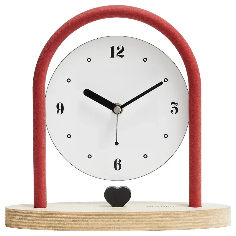 

Bedroom desk clock decoration, desktop ornament, living room TV cabinet, creative desk clock entrance ornament