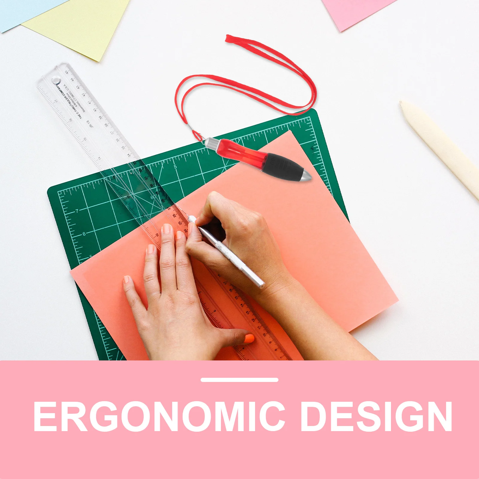 

2Pcs Ergonomic Writing Pen Fat Weighted Tube Reduces Slippage Smooth Ink Flow Sturdy Construction for Office School Home