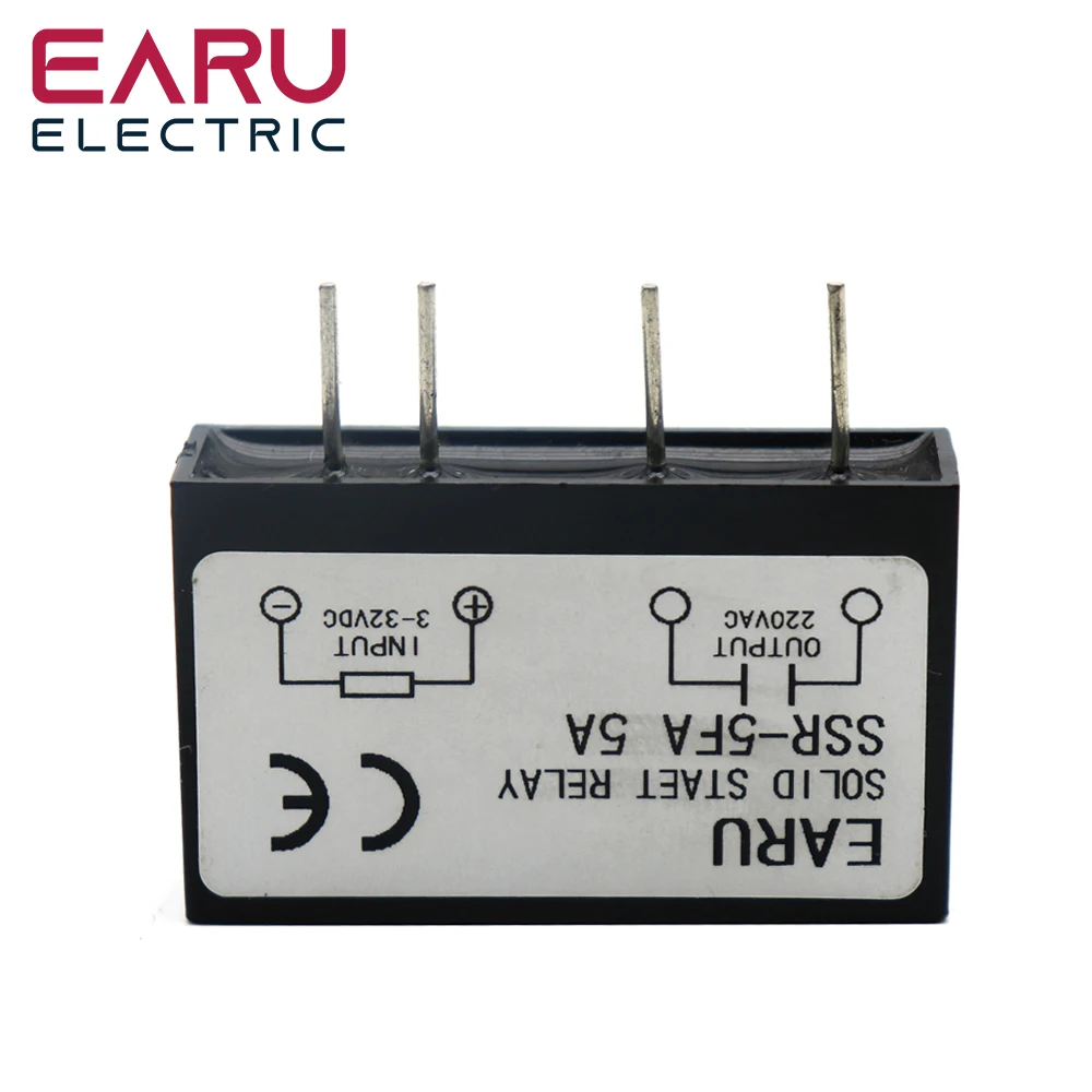 1Pcs PCB SSR-3FA  SSR-5FA  SSR-8FA SSR-D3803HK D3805HK D3808HK  Dedicated With Pins 3A 5A 8A DC-AC Solid State Relay