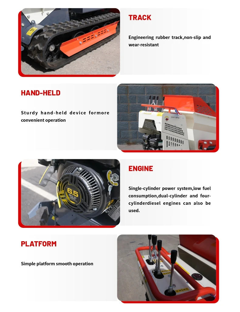Euro 5 Hydraulischer Mini-Dumper CE-Standard 500 kg Ladekapazität Kleiner Kipper für Landwirtschaft und Gartenbau – Detail 7