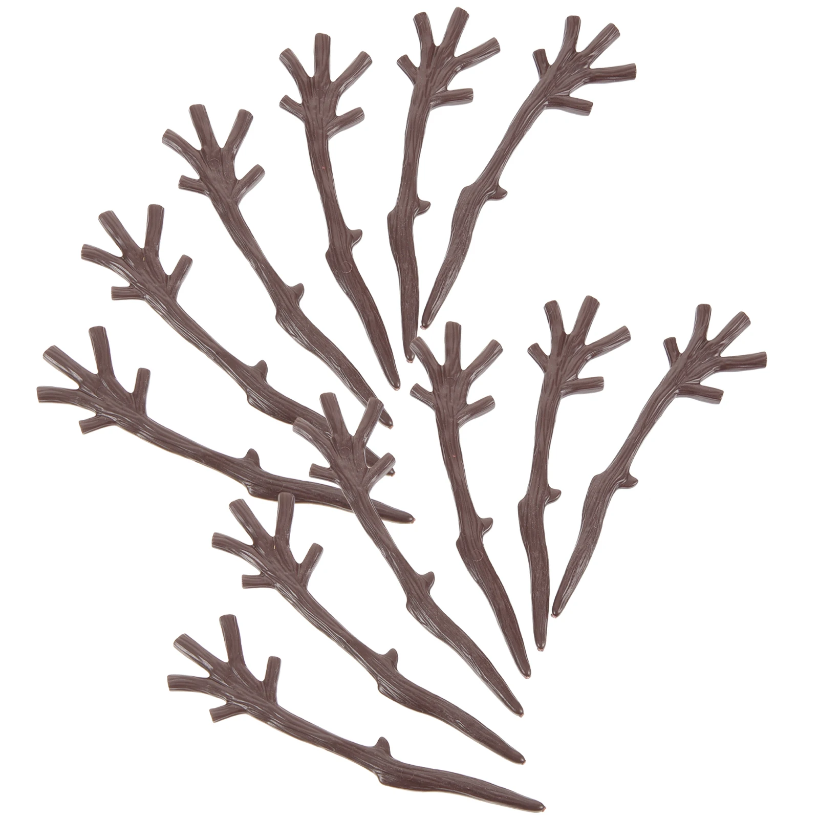 

100 Pcs Christmas Snowman Hand Plastic Branches 78x20mm DIY Antlers Decor Holiday Embellishments Tree Accessories Custom Jewelry