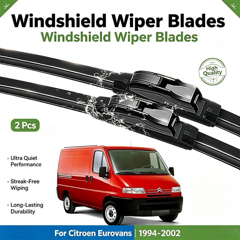 Windshield Wiper Blades Set For Citroen Evasion 1994-2002 Front 26